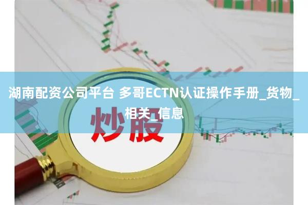 湖南配资公司平台 多哥ECTN认证操作手册_货物_相关_信息
